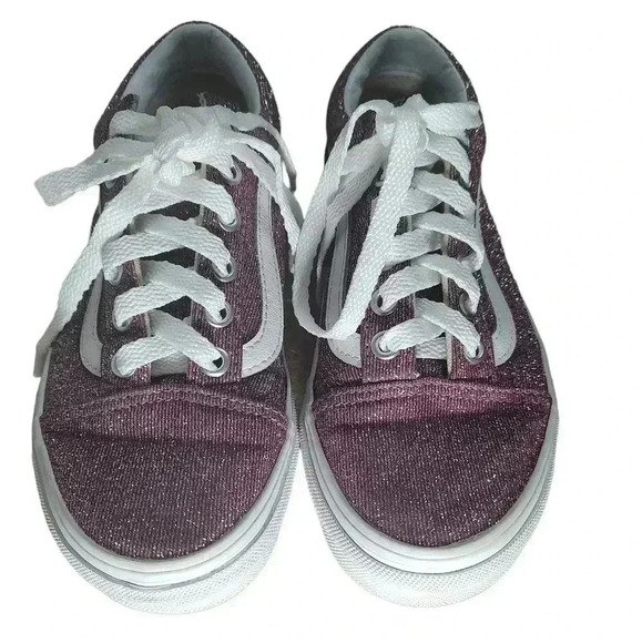 Vans LUREX GLITTER - OLD SKOOL Womens Shoes - Picture 2 of 6